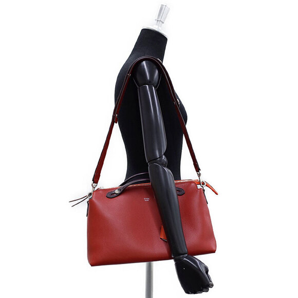 Fendi By the Way Bag Leather Shoulder Bag Black - Picture 9 of 9